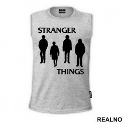 Black Silhouettes - Stranger Things - Majica