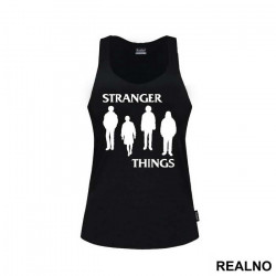 Black Silhouettes - Stranger Things - Majica