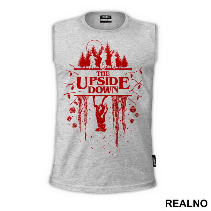 The Upside Down - Red - Stranger Things - Majica