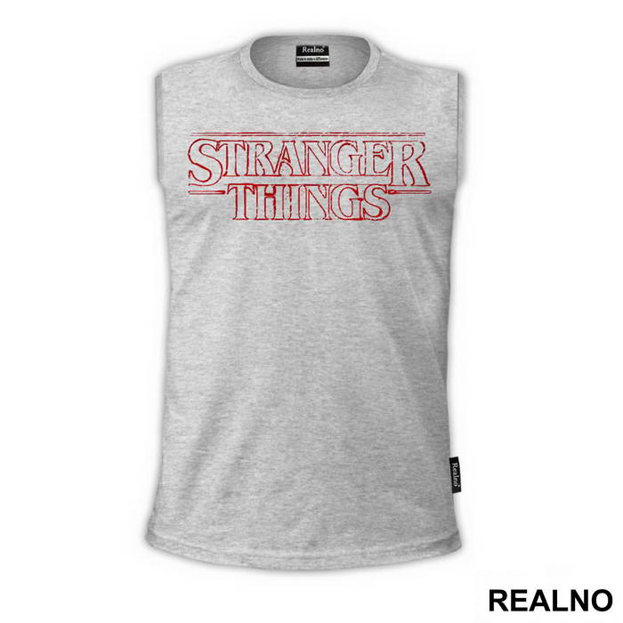 Red Logo - Stranger Things - Majica