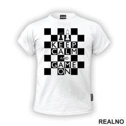 Keep Calm And Game On - Queen's Gambit - Majica