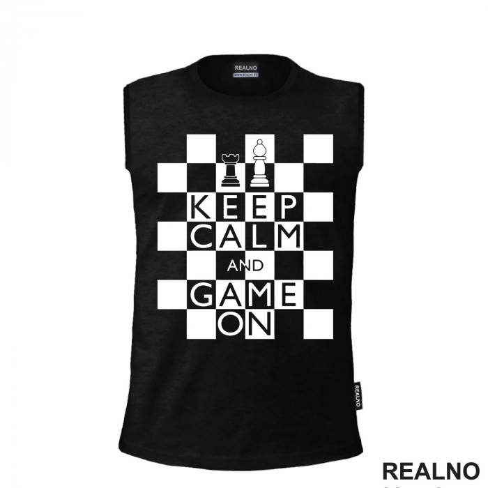 Keep Calm And Game On - Queen's Gambit - Majica