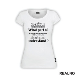 What Part You Don't Understand? - Queen's Gambit - Majica