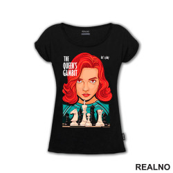 Elizabeth Illustration - Queen's Gambit - Majica