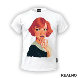 Portrait - Elizabeth Harmon - Queen's Gambit - Majica