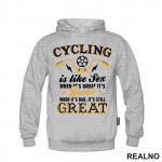Cycling Is Like Sex - Handlebar - Bickilovi - Bike - Duks