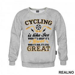 Cycling Is Like Sex - Handlebar - Bickilovi - Bike - Duks Cycling Is Like Sex - Handlebar - Bickilovi - Bike - Duks