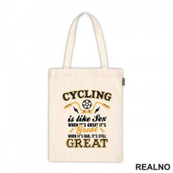 Cycling Is Like Sex - Handlebar - Bickilovi - Bike - Ceger