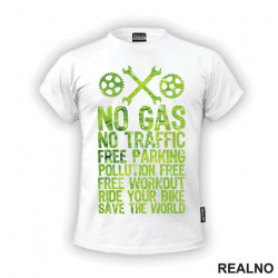 Ride Your Bike, Save The World - Bickilovi - Bike - Majica