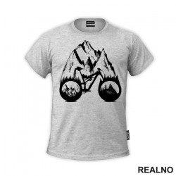 Mountain And Wheels - Bickilovi - Bike - Majica