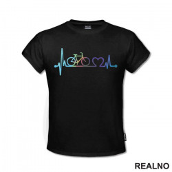 Heartbeat - Color - Bickilovi - Bike - Majica