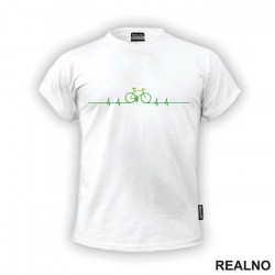 Green Heartbeat - Bickilovi - Bike - Majica