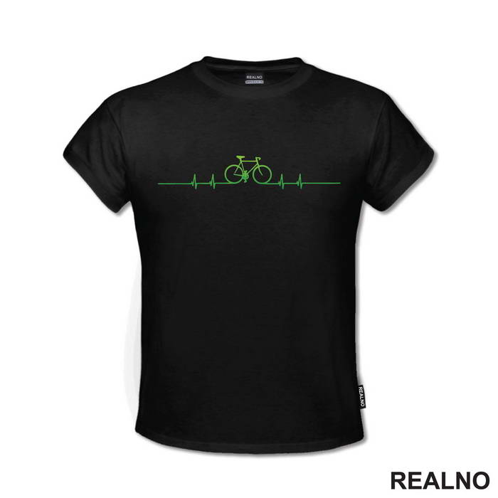 Green Heartbeat - Bickilovi - Bike - Majica