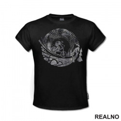 Riding Through The Nature - Bickilovi - Bike - Majica