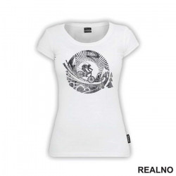 Riding Through The Nature - Bickilovi - Bike - Majica