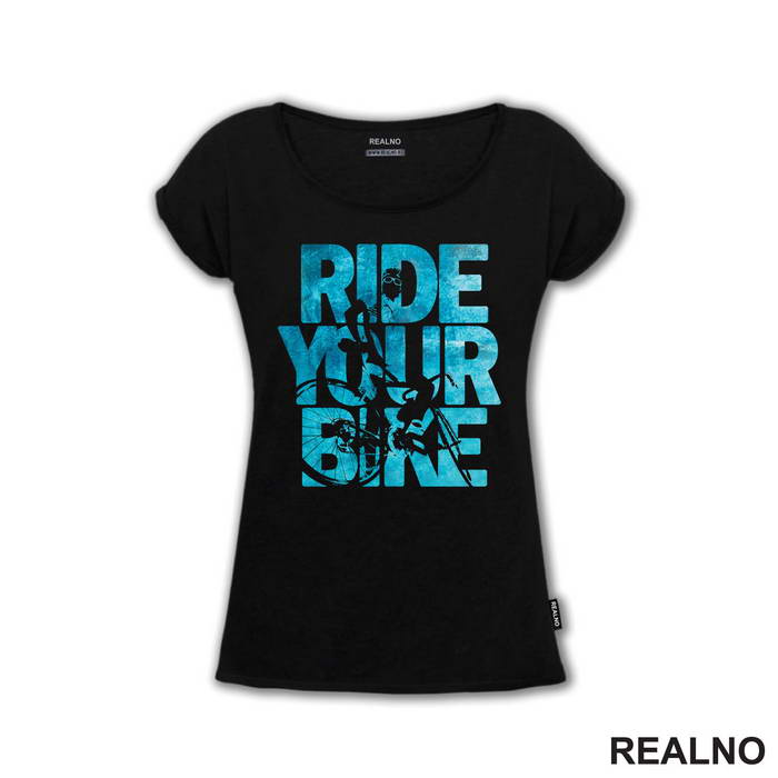 Ride - Blue - Bickilovi - Bike - Majica