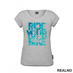 Ride - Blue - Bickilovi - Bike - Majica
