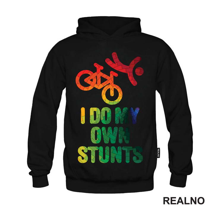 I Do My Own Stunts - Color Bricks - Bickilovi - Bike - Duks