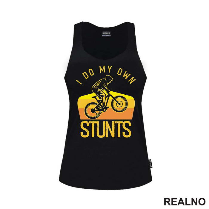 I Do My Own Stunts - Yellow - Bickilovi - Bike - Majica