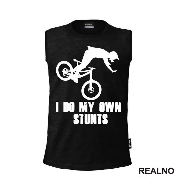 I Do My Own Stunts - Flying - Bickilovi - Bike - Majica