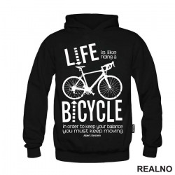 Life Is Like Riding A Bicycle - Bickilovi - Bike - Duks