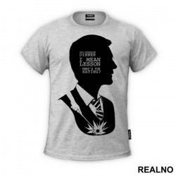 Very Interesting Dinner - I Mean Lesson - What's For Eating? Neville Longbottom Black Silhouette - Harry Potter - Majica