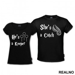 He's A Keeper, She's A Catch - Majice za parove
