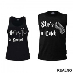 He's A Keeper, She's A Catch - Majice za parove