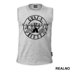 GUNS N ROSES - Circle Logo - Muzika - Majica