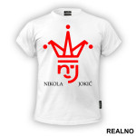 Nikola Jokić - Logo- NBA - Košarka - Majica