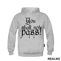 You Shall Not Pass - Black - Lord Of The Rings - LOTR - Duks You Shall Not Pass - Black - Lord Of The Rings - LOTR - Duks