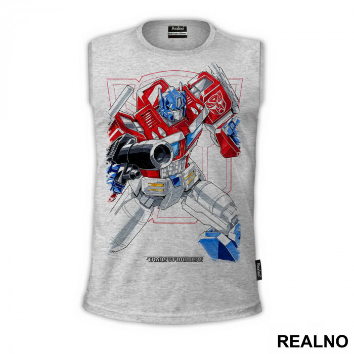 Optimus Prime - Drawing - Transformers - Majica