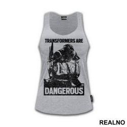 Optimus Prime - Black - Age Of Extinction - Transformers Are Dangerous - Transformers - Majica