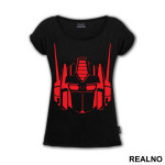 Optimus Prime - Red Stencil - Transformers - Majica