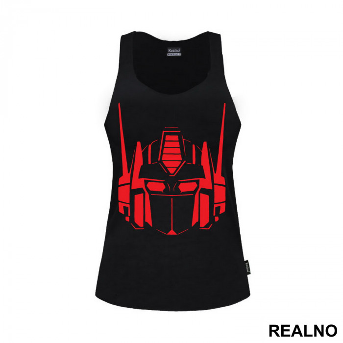 Optimus Prime - Red Stencil - Transformers - Majica
