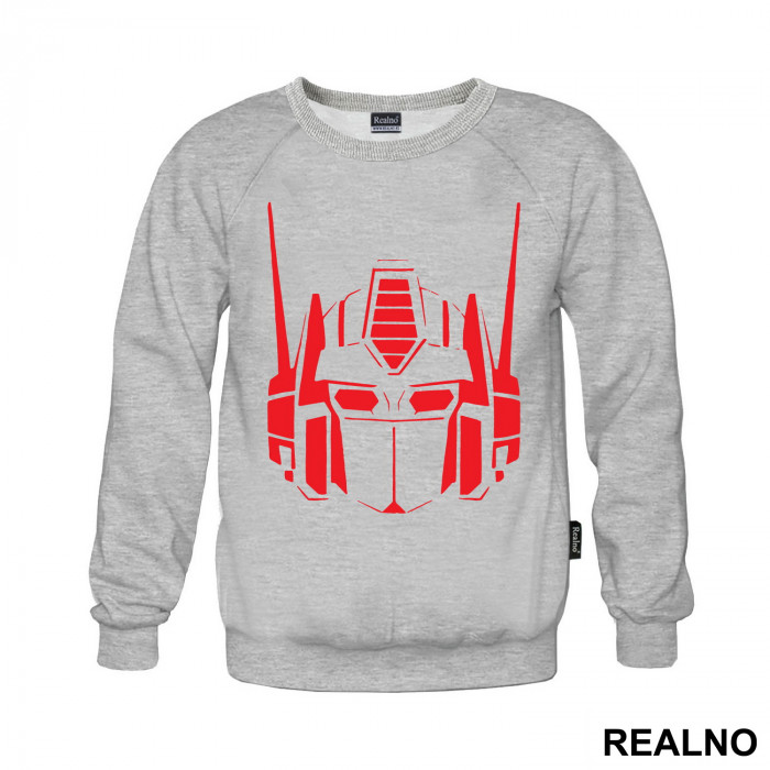 Optimus Prime - Red Stencil - Transformers - Duks