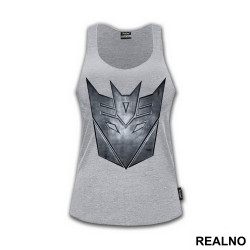 Decepticon Metallic Logo - Transformers - Majica