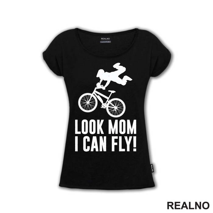 Look Mom I Can Fly - Bickilovi - Bike - Majica
