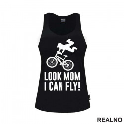 Look Mom I Can Fly - Bickilovi - Bike - Majica