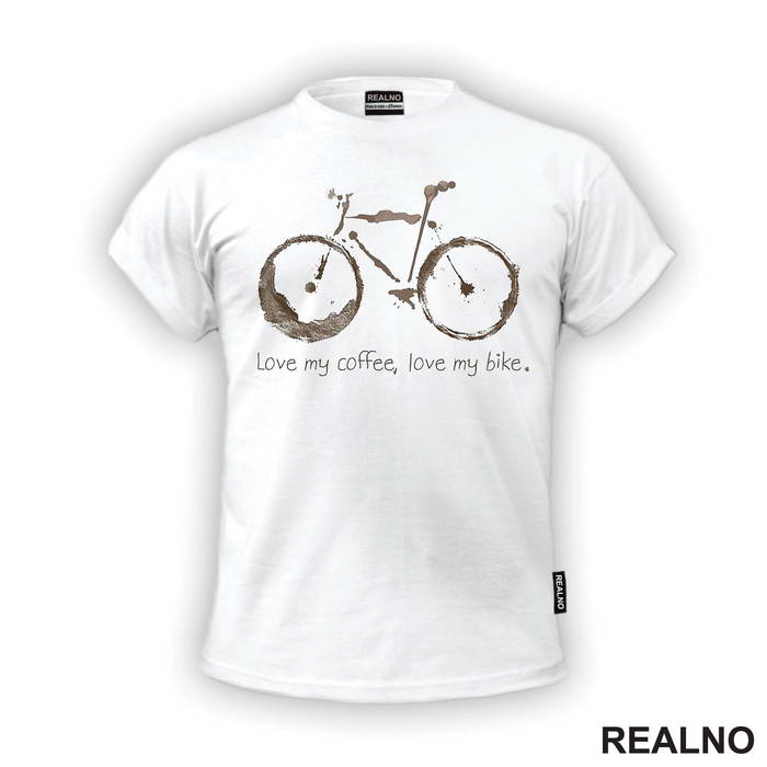 Love My Coffee - Bickilovi - Bike - Majica