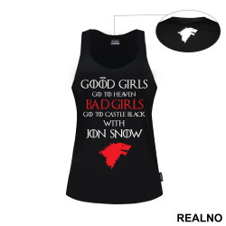 OUTLET - Crna bez rukava ženska majica veličine XS - GOT