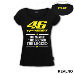 The Master - The Doctor - The Legend - Rossi - 46 - MotoGP - Sport - Majica
