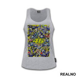 Lots Of Motors - Rossi - 46 - MotoGP - Sport - Majica