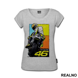Drawing - Rossi - 46 - MotoGP - Sport - Majica