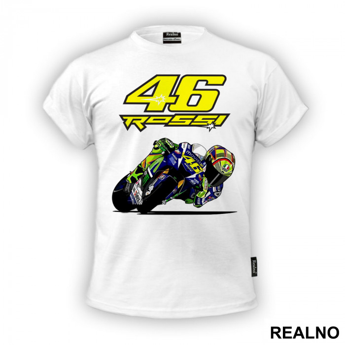Sliding - Rossi - 46 - MotoGP - Sport - Majica