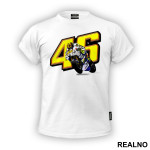 Number And Motor - Rossi - 46 - MotoGP - Sport - Majica