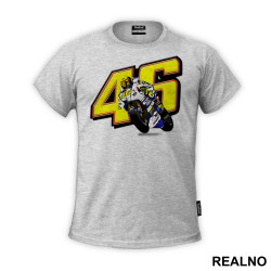 Number And Motor - Rossi - 46 - MotoGP - Sport - Majica