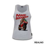 Red Logo And Motor - Marc Marquez - 93 - MotoGP - Sport - Majica