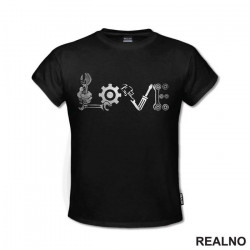 Love - Bickilovi - Bike - Majica