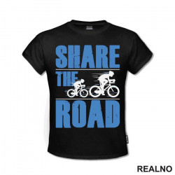 Share The Road - Bickilovi - Bike - Majica
